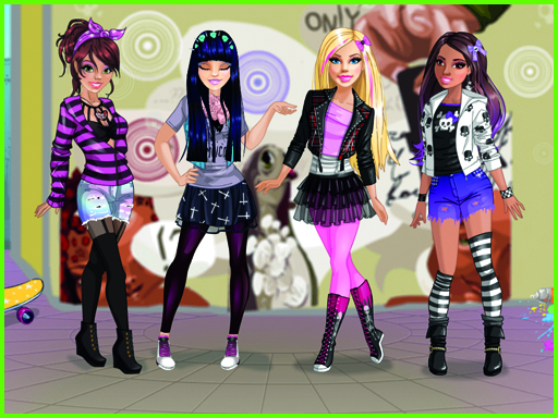 Bonnie Rocker Chick Dress Up Game